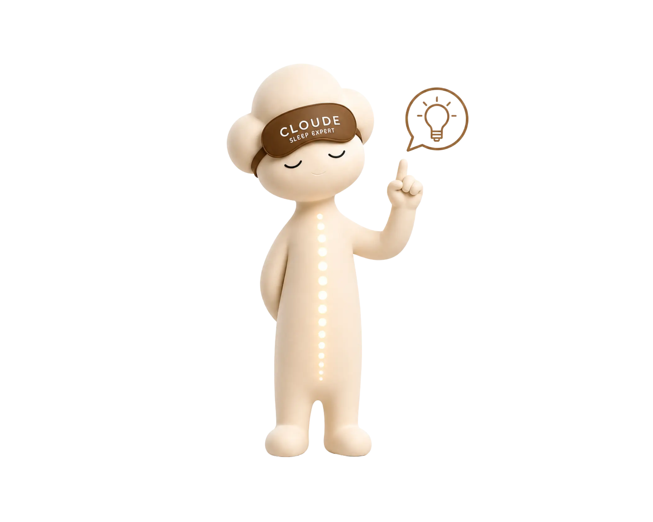 Clo with a bright idea, guiding CLOUDE ComfortCode™